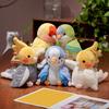 Papegaai Handpop Pluche Speelgoed Zachte Gevulde Vogel voor Baby Vroegonderwijs Kleuterschool Leuke Buiksprekerpop voor Verhalen Vertellen Interactief Cadeau voor