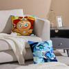 Hot Cute Casual Korean Game CCookie Run Kingdom Cushion Cover Pillowcase Short Plush Invisible zipper Room Sofa Cushion Cover