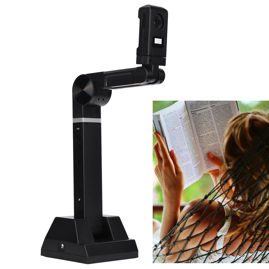 Document Camera Scanner 8MP Portable USB Book Scanner for   Manuscripts ID Cards Notes Pictures Magazines