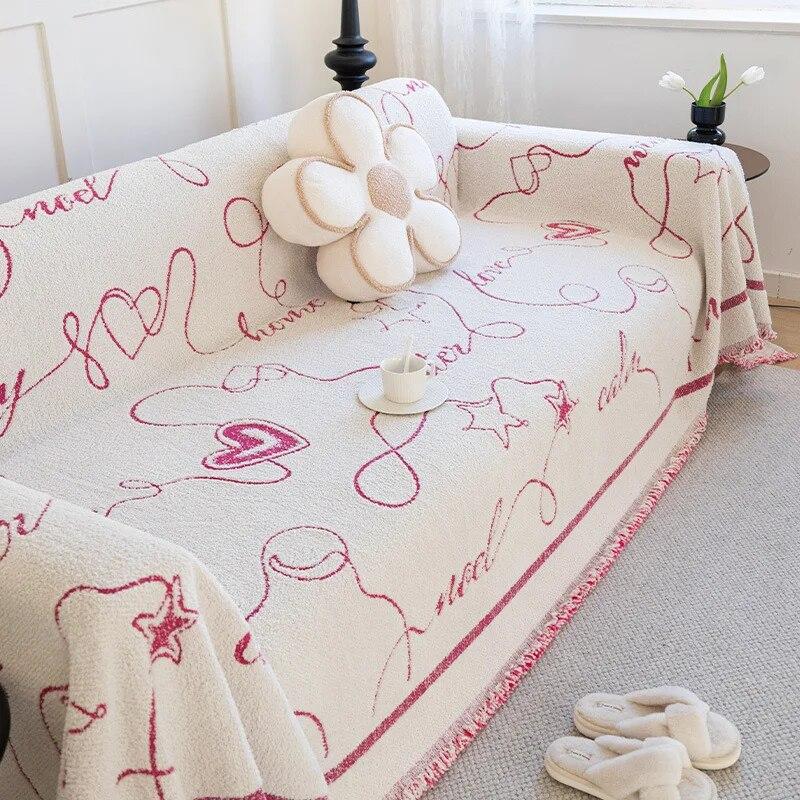 

Soft Chenille Sofa Cover Modern Living Room Couch Protector Thicken Chair Mat Home Decor Sofa Towel Cushion 180 x130cm 1pcs