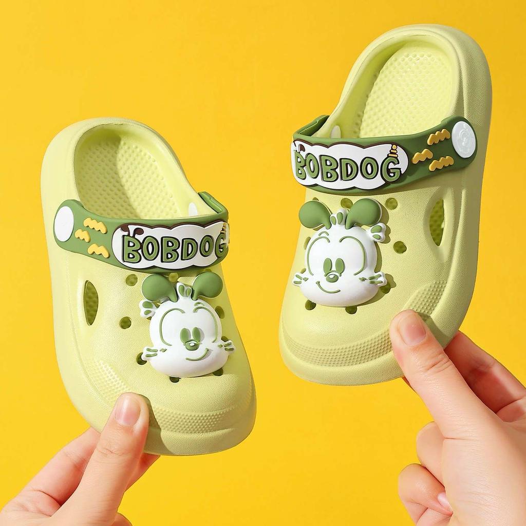 Babu bean children's slippers summer new cartoon hole shoes home non-slip cool slippers comfortable casual beach shoes