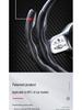 Universal Non-Slip Carbon Fiber Steering Wheel Cover - All-Season, Dirt-Resistant, Water Transfer Pattern.