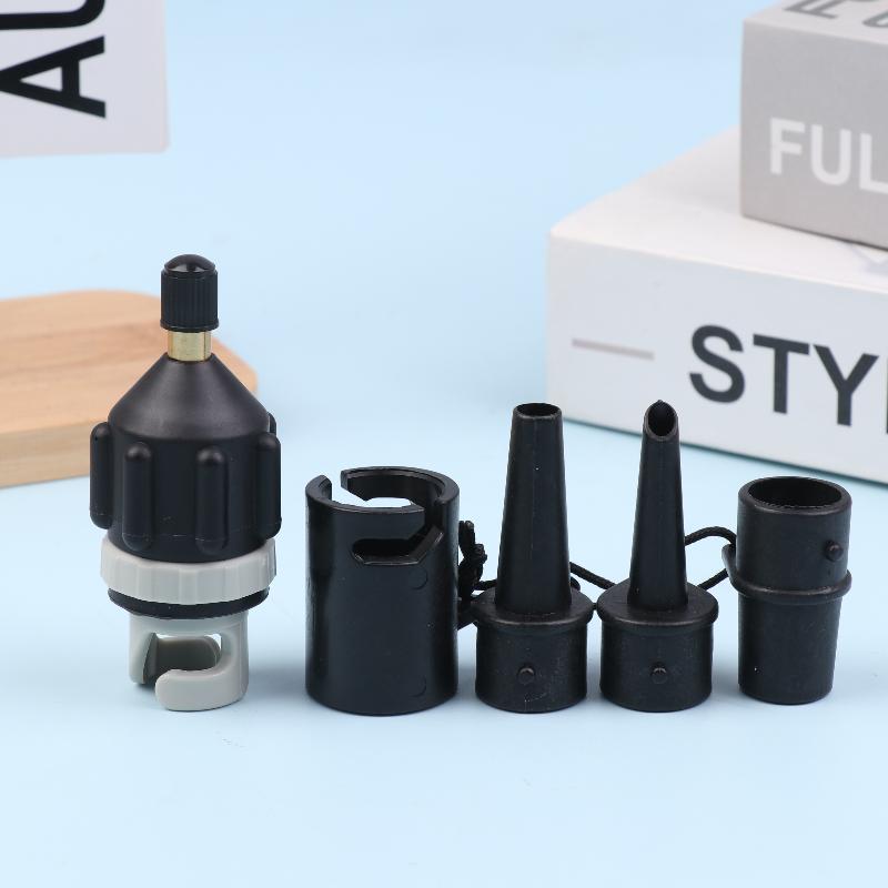 Air Valve Adaptor For SUP Board Inflatable Pump Adapter Paddle Boat Kayak Air Valve Pump Tire Air Connector Combo Kit