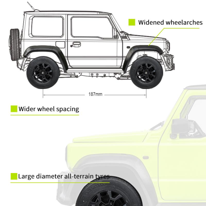 FMS 1:12 Jimny Model RC Remote Control Car RC Car Crawler Rock Buggy