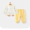 Conjunto de Dos Piezas para Bebé Youqi Primavera y Otoño Sudadera con Capucha y Pantalones de Chándal para Exteriores