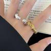 Adjustable Cable Knit Ring for Women, Fashionable & Versatile, Exaggerated Style, Temperament, Index Finger