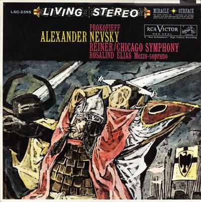 LP Record SERGEI PROKOFIEV / FRITZ REINER, CH - Alexander Nevsky LSC2395 RCA Victor Red  1960 US Classical Used