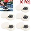 Finishing Use with or Without Polish  10 Pack of 3 inch Wool Buffing Polishing Pad Drill Die Grinder Roll Lock Sanding Disc
