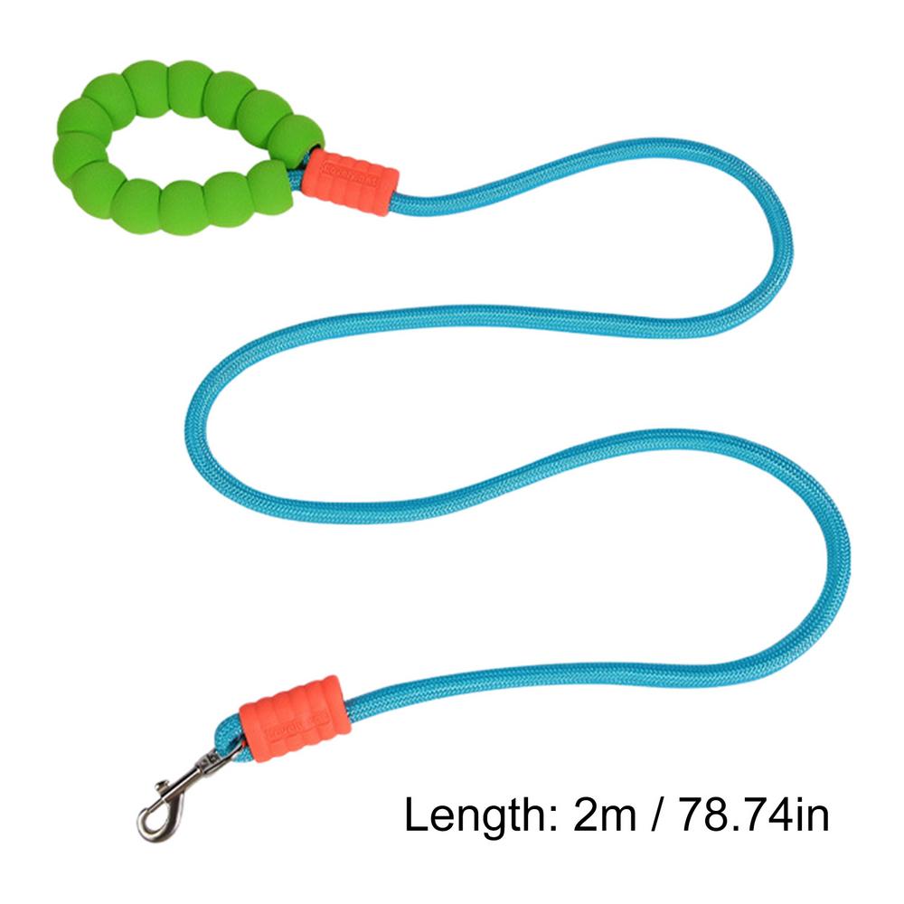 

Traction Rope For Dog Puppy Walking Lead Braided Rope Traction Walking Training Lead Pet Traction Rope Lead For Medium Large синий