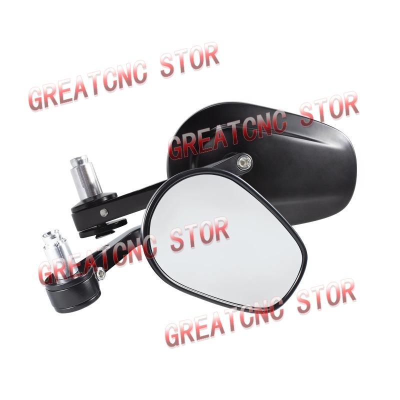 E24 Mirror Bar End Motorcycle Rearview Mirror Universal For BMW R1250GS R1200GS For Kawasaki Z1000 Z750 For Honda CB1000R CB600F