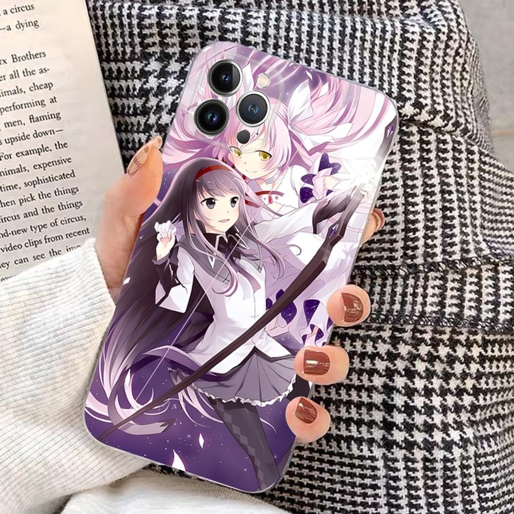 Puella Magi Madoka Magica Phone Case For iPhone 15 14 11 12 13 Mini Pro XS Max Cover 6 7 8 Plus X XR SE 2020 Funda Shell