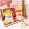 Lamp Warm Night Light Cartoon Cute Little Yellow Duck Shaped Powered Battery