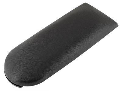 Seat Leon Armrest Flap with Button and Upholstery SET BLACK ECO LEATHER