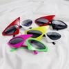 Vintage Green Red Glasses  Fashion Women Men Fancy Party Festival Sunglasses Hip Hop Unique Y2K Roy Purdy Funny Shades UV400