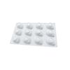 12 Cavity Mango Shape Silicone Mousse Mold for French Pudding Fruit Cake Easy Release Food Grade Material