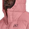 Under Armour Solid Color Casual Waterproof Warm Mid-Length Hooded Coat Men Coats Clay-Pink 1364902-663