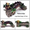 Aquarium Resin Arch Bridge & Turtle Basking Platform - Large Size Fish Tank Decor