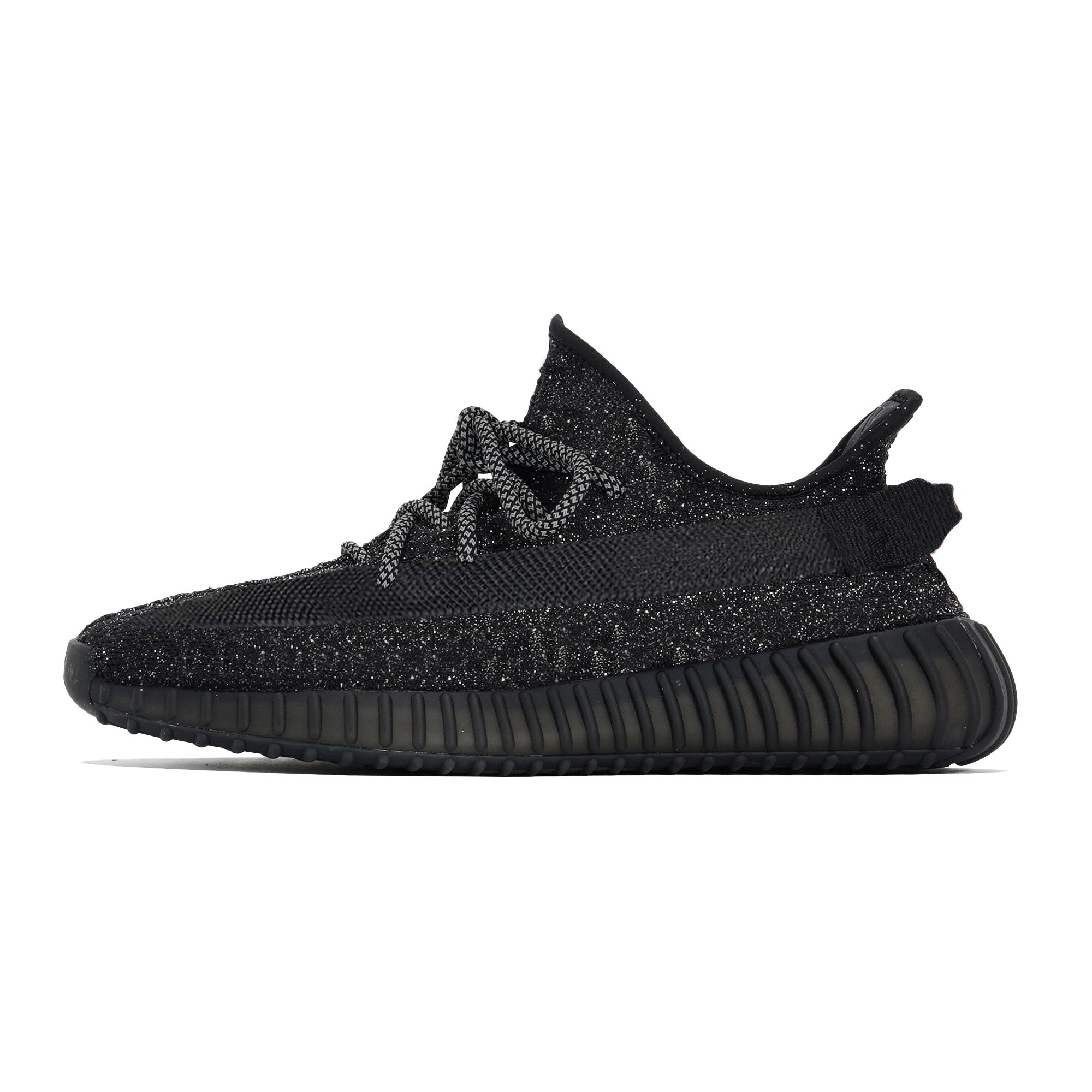 

Adidas Originals Yeezy Boost 350 V2 Low top Casual Shoes Unisex Black FU9007(Team1007-) 36