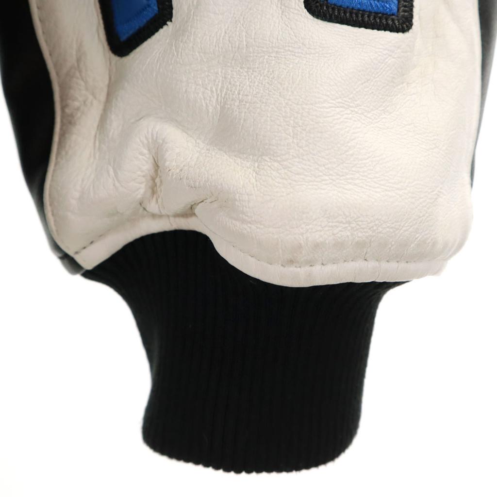 Supreme 20FW Šmoulové spolupráce Varsity bunda z ovčí kůže Pánská Použitá