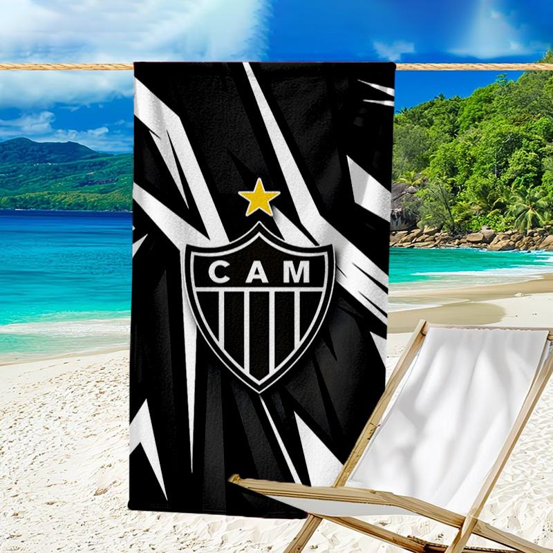 Liebe für Atlético Aufgedrucktes Strandtuch, Superweiche Mikrofaser, Perfektes Geschenk Geburtstag, für Pool, Strand, Reisen, für Familie und Freunde