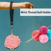 1pc Portable Wooden Yarn Holder with Wrist Charm for Outdoor Use Foldable Yarn Holder Easy Storage DIY Knitting Crochet Tool