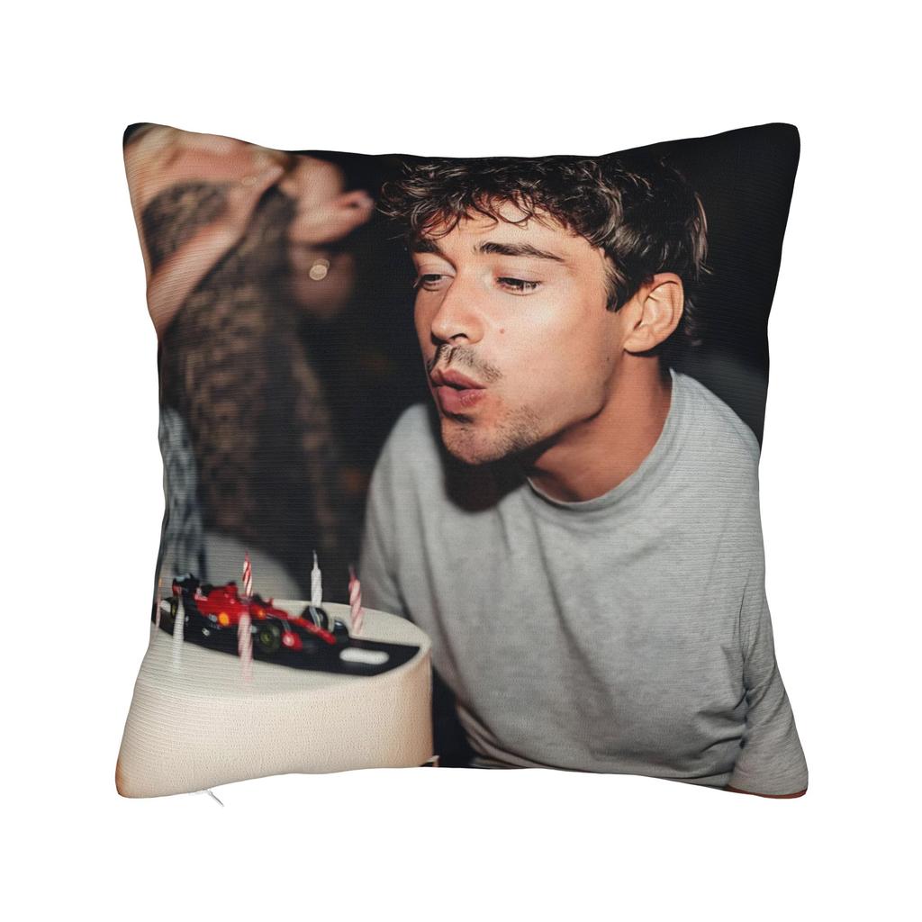 C-Charles Leclerc Pillow Covers Merchandise Soft Cushion Cover Decor  Throw Pillow Case Cover Home Multi Size