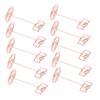 10PCS Table Number Holders Envelope Shape Metal Card Clips for Photo Menu Place Cards Restaurant Wedding Party