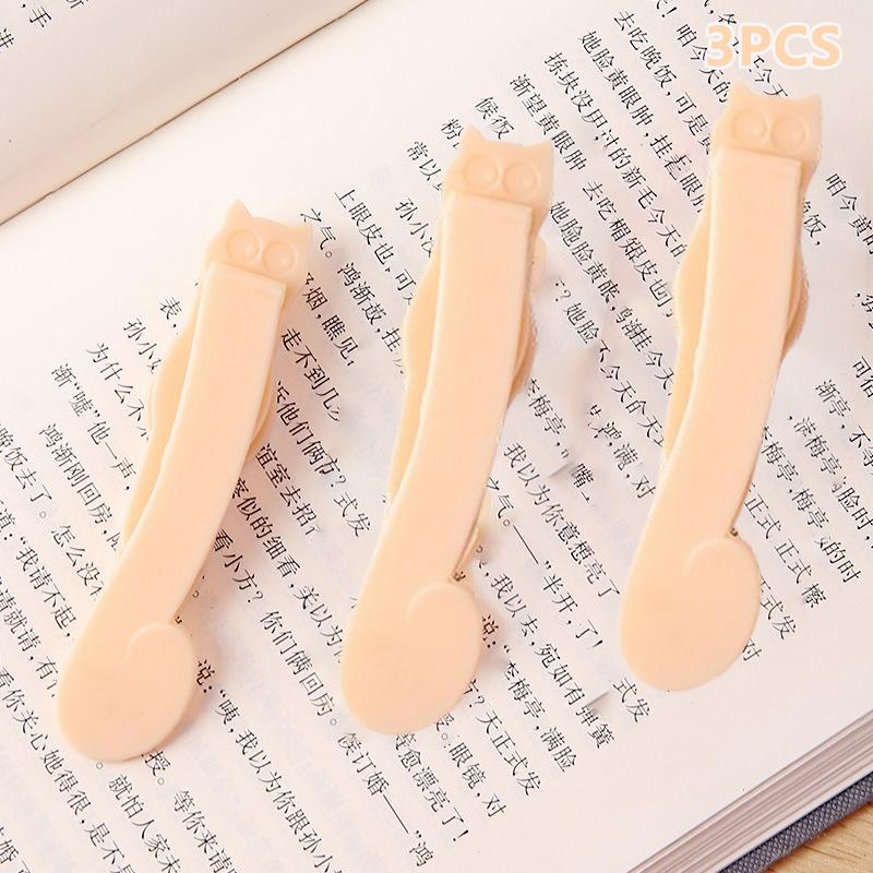 

1/3 шт. Умная закладка Пластиковая Силиконовая Закладка для Книги Запасные Части Аксессуары Детали Для Любителей Чтения Закладки Для Мужчин Женщин бежевый