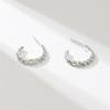 Simple Versatile Rhinestone Earrings Senior Sense Of Niche Design Temperament Earrings Female Luxury Shiny Earrings Jewelry