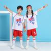 Summer new children's basketball clothes set boys and girls breathable training clothes kindergarten performance clothes spot wholesale