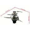 High Speed 4 Blade Blenders Attachment for TM31 Model Stainless Steel Mixer Head Easy Disassembly for Smooth Blending