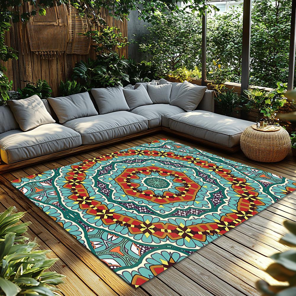 Vintage Persian Carpet Area Rug Non-Slip Floor Mat Living Room Decor Bohemian Home Decor Turkish Pattern Rug Modern Farmhouse Ru