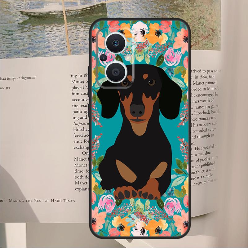 Dachshund Dog Animal Cover For OPPO Reno 13F 11F 12F 14F 11 12 13 14 Pro 7 8 Lite OPPO Find X6 X5 X8 X9 Pro Case