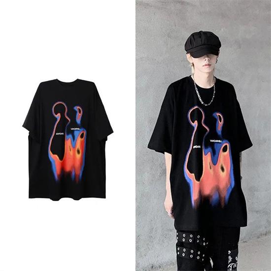 Short-sleeved T-shirt Male 2021 New Hip 