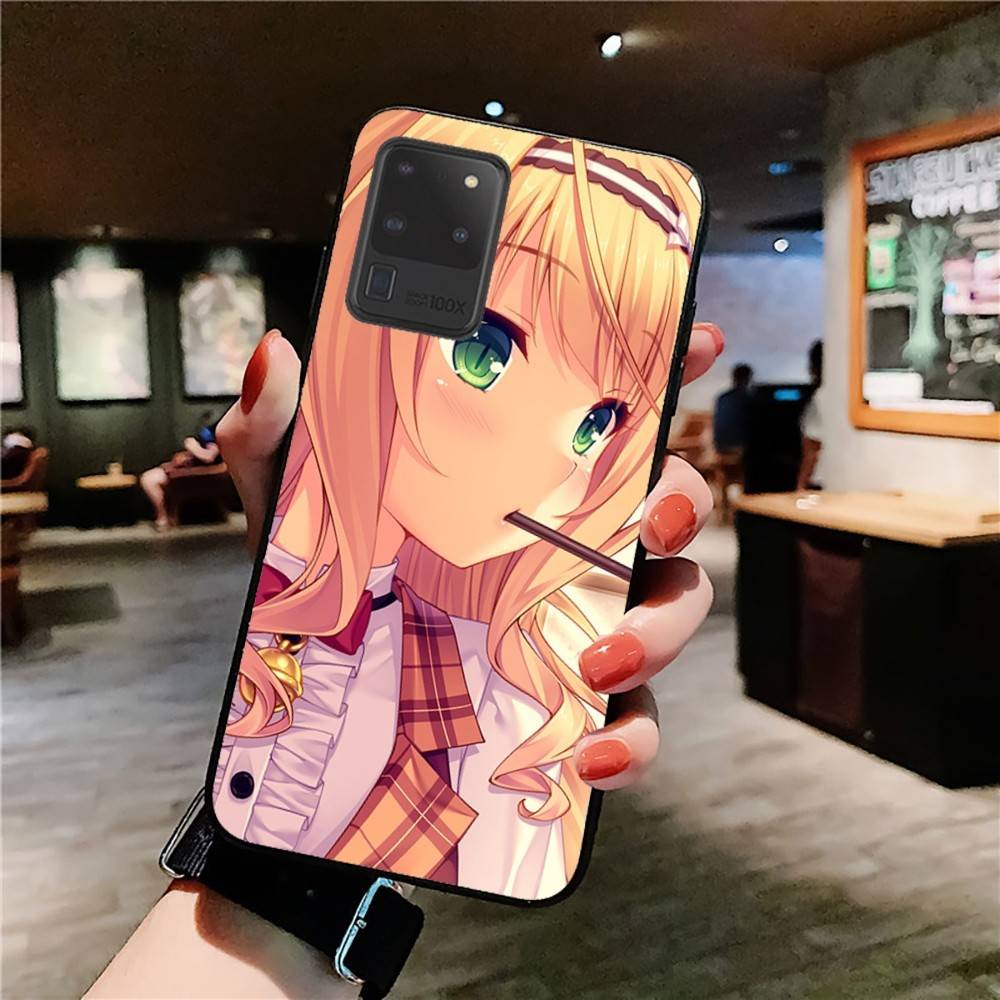 Classic Beautiful Girl NEKOAPARA Game Phone Case For Samsung S 9 10 20 21 22 23 30 23 24 Plus Lite Ultra FE S10lite Funda