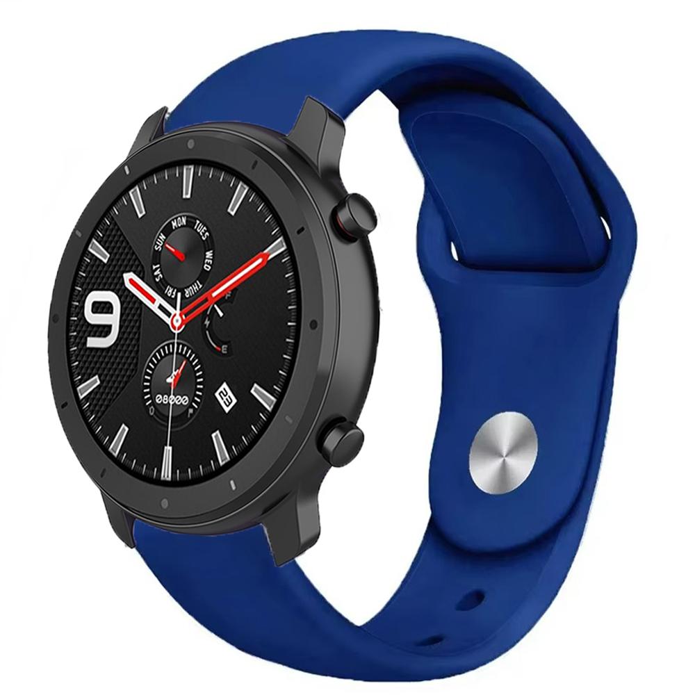 22mm 20mm Silicone Strap for Amazfit GTR 47mm/Balance 2 1/Bip 6 5/GTR 3pro Sport Bracelet for Amazfit Active 2/GTS 4 Mini 3 Band