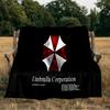 Resident Umbrella Flannel Blanket, Use for Birthday/Holiday Gift, Soft Blanket for Sofa/Bed/Camping/Office/Tourism Use,All Seasons
