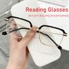 Reading Glasses Half Frame Hd Lens Hyperopia Eyewear Retro Unisex Prescription Presbyopia Glasses 0+1.0+1.5+2.0+2.5+3.0+3.5+4.0