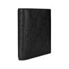 Gucci Printed embossed leather coin purse men's black