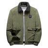 Men's Winter Corduroy Cotton Coat: Warm, Youthful, Plus Velvet Thick Jacket