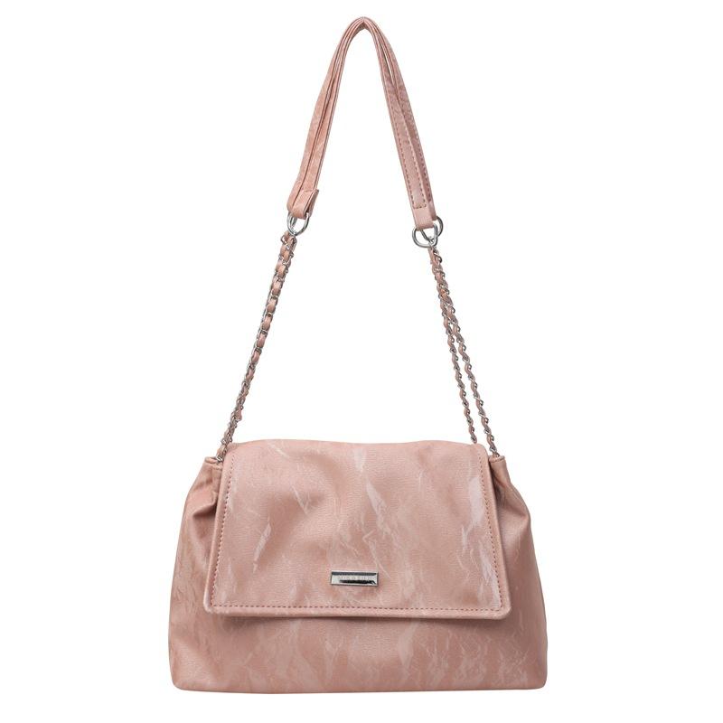 Chain Tote Bag Women's New Fashion Versatile Shoulder Messenger Bag Solid Color Student Commuter Bag