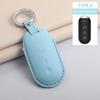 Pu Leather Car Key Case Cover Fob For Aito M9  M5 M7  Car Key Smart Remote Shell Scratch Resistant Protection Accessorie