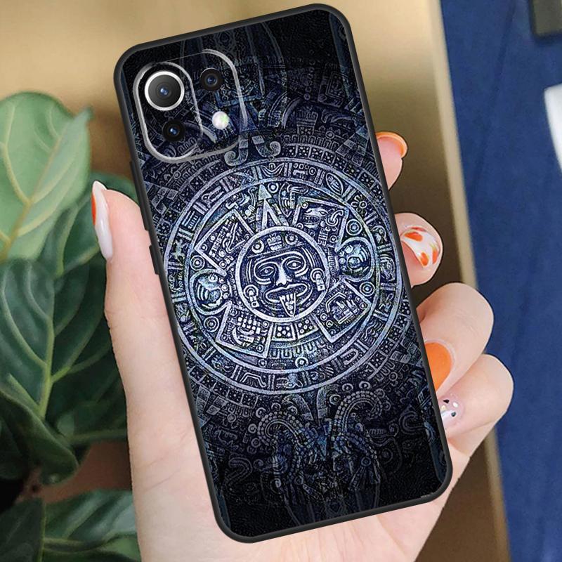 Mayan Calendar Case For Xiaomi 15T 14T 13T Pro 14 15 Ultra 17 Pro Max POCO X7 F8 Pro X5 X6 F5 F6 F7 Coque