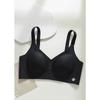 Women Wireless Seamless Soft Support Push Up Gathering Shaping Daily Bra