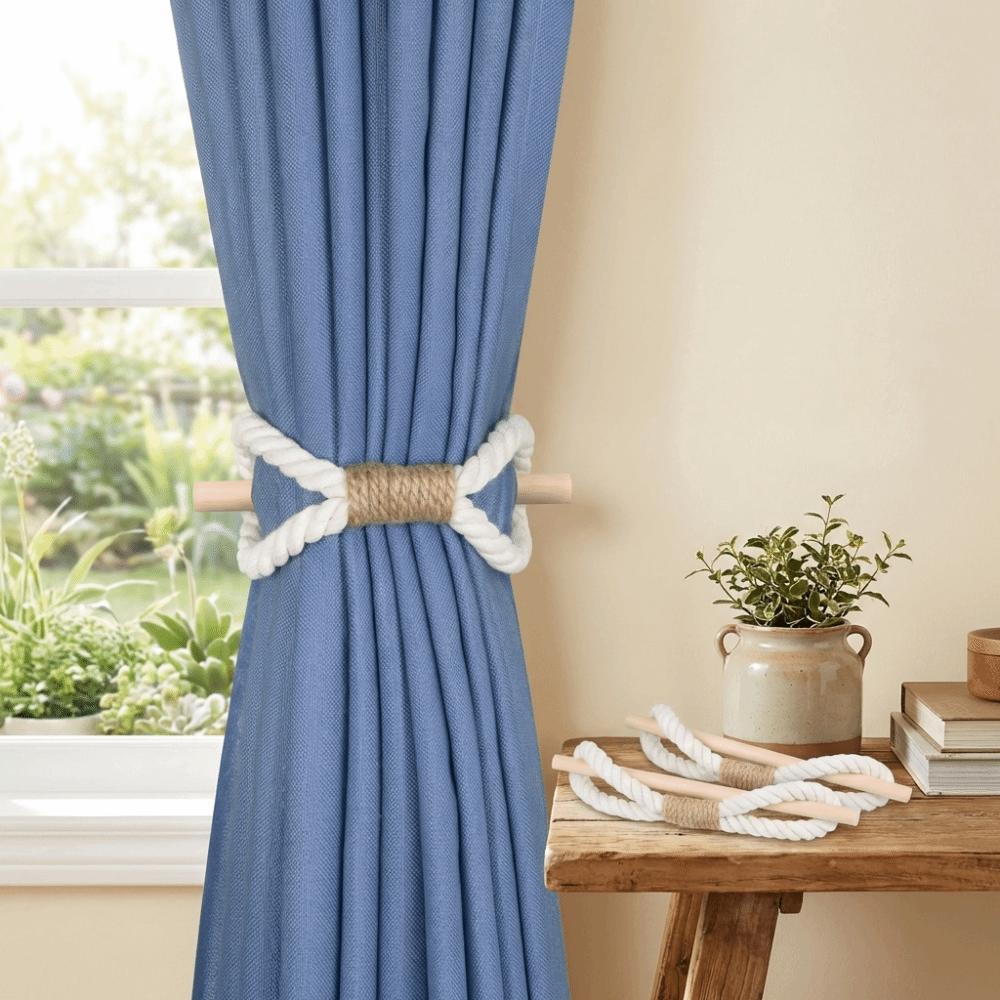 Handmade Curtain Tiebacks Simple Curtain Straps Easy Curtain Fixation Curtains Tie Rope  Apartment