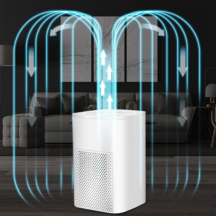 Purificador de Aire USB Portátil y Aspiradora para Oficina, Coche y Hogar