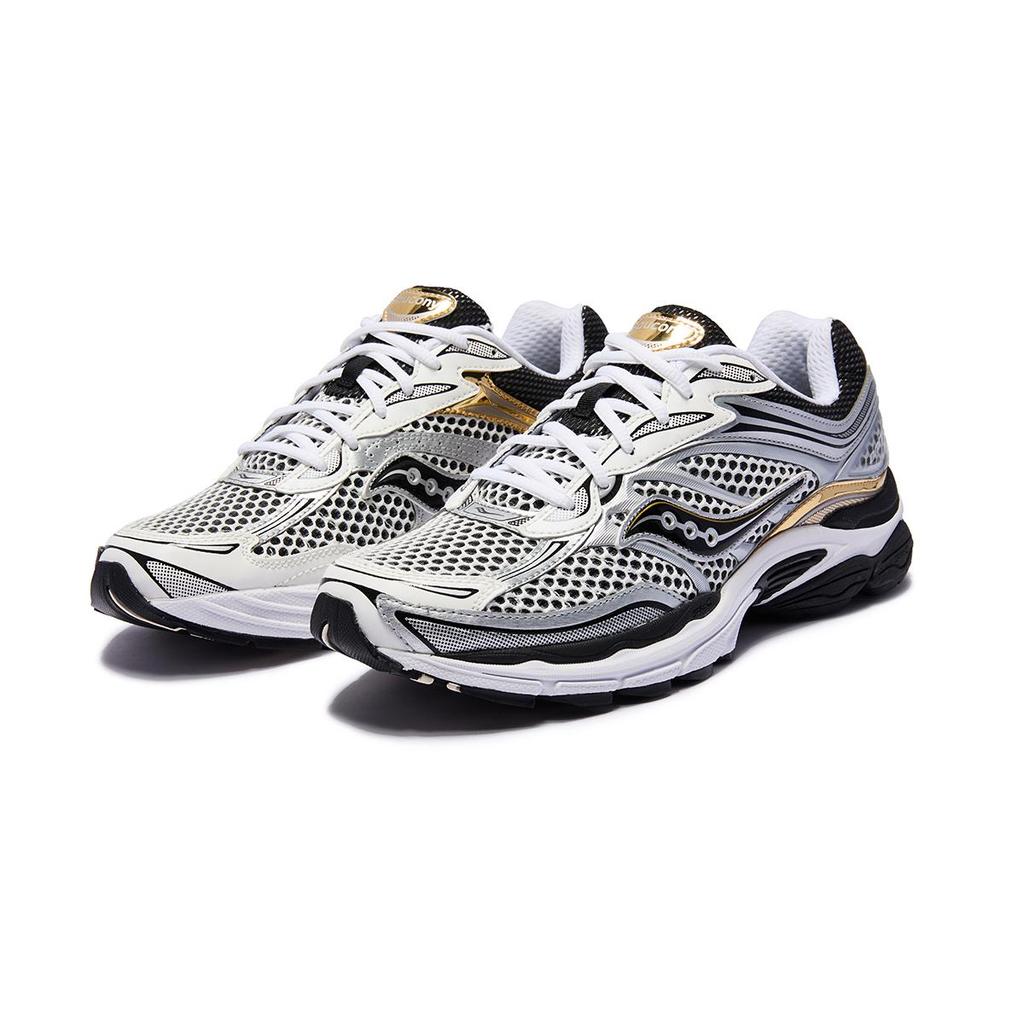 SAUCONY ProGrid Omni 9 Silver/Gold Unisex Retro Running Shoes S70739-9