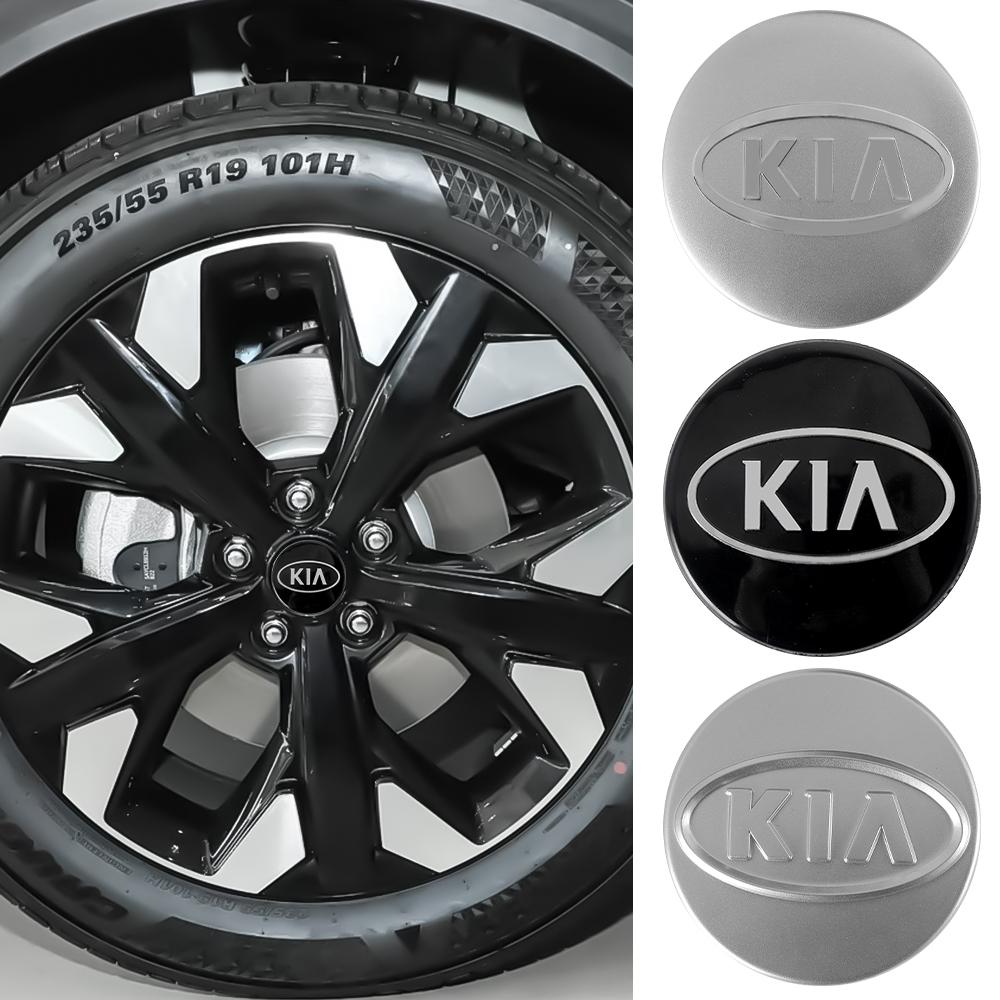 4pcs/set Car Wheel Center Hub Cap For Kia Sportage 3 Rio K2 K5 Ceed Carnival Picanto Soul EV6 Niro Forte Auto Rim Cover Sticker