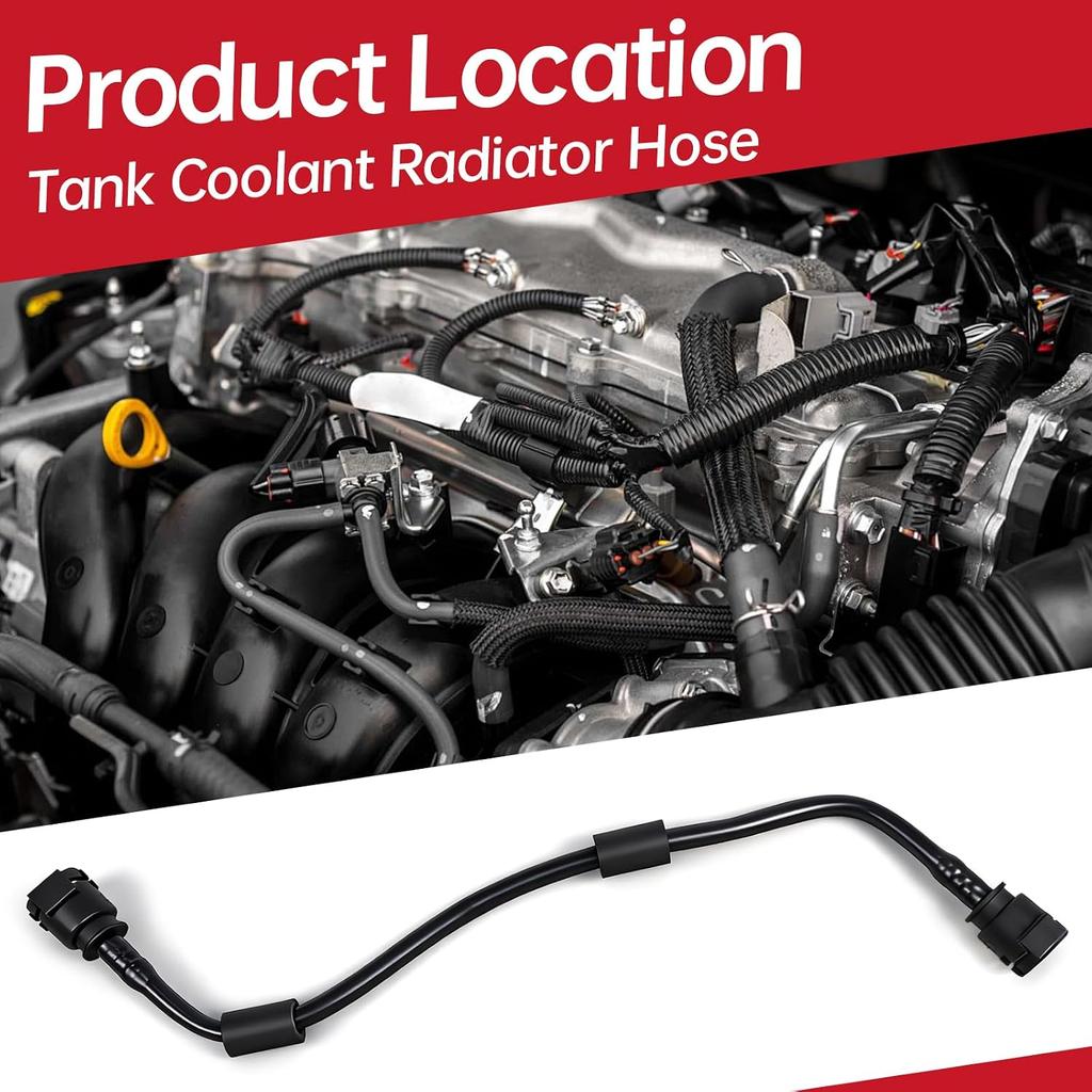17128602599 Inner Engine Coolant Reservoir Hose for BMW G30 530e 530i 540i G12 740i xDrive Replace 17125A02485