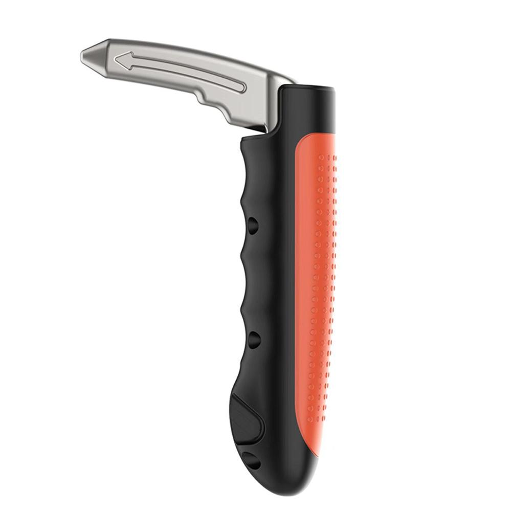 

2 в 1 ручка для поддержки автомобиля, ручка для помощи в двери автомобиля, подлокотник, аварийный молоток, нескользящий молоток безопасности для пожилых людей и инвалидов оранжевый